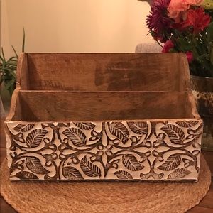 Rustic Chic Paper Organizer 📎📝